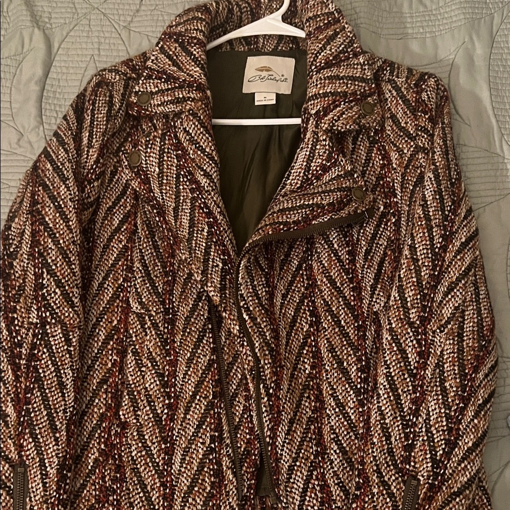 Chic Multicolor Women's Teddy Jacket